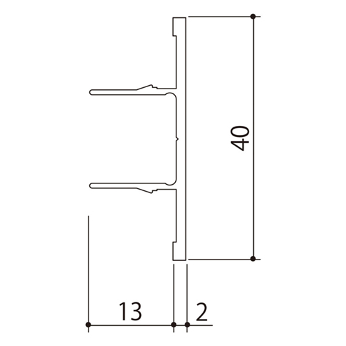 ルーバー ストリンガータイプ THBM-40