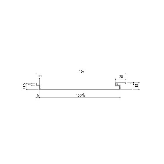 スパンドレル 13ｍｍタイプ TRA-150MF