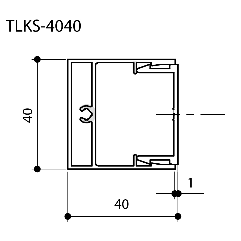 ルーバー ダイレクトアタッチメントタイプ TLKS-4040