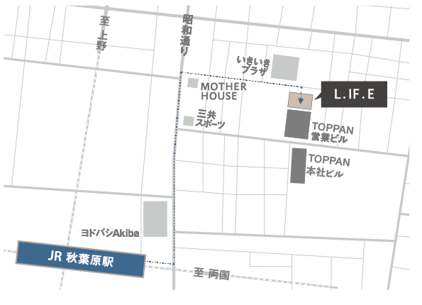 FOREST TOKYOご案内図